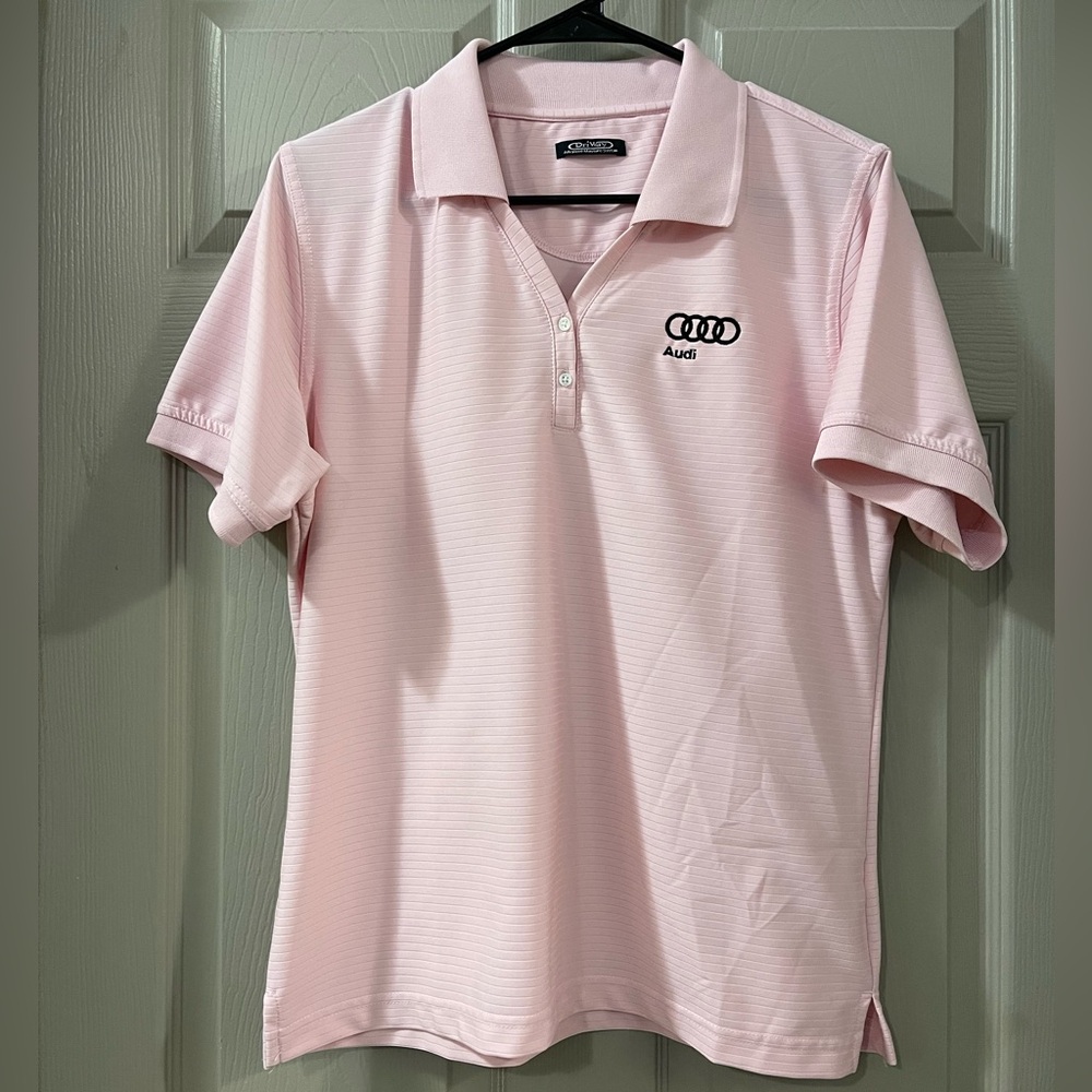 Audi Polo Shirt in Light Pink